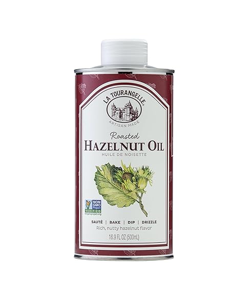 LA TOURANGELLE ROASTED HAZELNUT OIL, HIGH-OLEIC OIL GREAT...