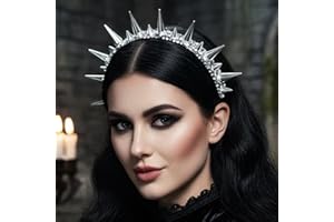 Generic Black Spiked Headband Punk Gothic Spiky Rivet Headbands For Women Rock Headwear Hair Hoop For Costume Party Accessori