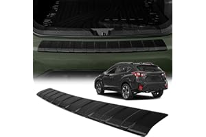 Hugeek Rear Bumper Protector Compatible with Subaru Crosstrek 2024 2025 2026 Car Accessories ABS Plastic Material Matte Black Non-Slip Scratch-Resistant Trunk Door Protector