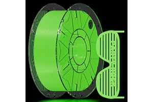 Creality Hyper Luminous PLA Filament for 3D Printers, 1.75mm 1kg (2.2lb), 30-300mm/s Printing Speed, Glow in The Dark, Fits M