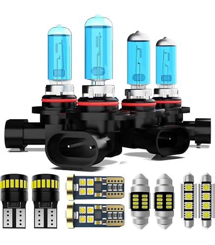 6-Piece LED Light Bulb Combo For Chevy Silverado 1500/2500/3500HD 1999-2002 - High/Low Beam & Fog Lights