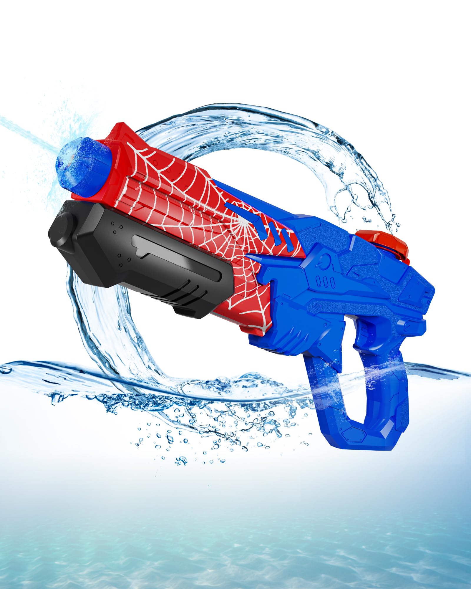 Kizmyee Water Gun for Kids, Water Pistol with 600 ML Large Capacity, Powerful Watergun 26ft - 33ft Long Range, Ideal for Party Favors Swimming Pool Beach Outdoor, Water Toys for Kids and Adults