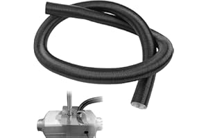 AIRHEADSTORM 25Mm Diesel Heater Air Intake Hose, Shockproof Heating Duct Auxiliary Heater Accessories, Aluminium Foil Air Intake Hose For Heating Systems And Vehicles For Webasto Diesel Heaters(300cm)