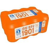 IRN-BRU 1901, 12 Pack A Very Special Vintage Recipe, No Caffeine, Full Sugar, Taste The First Ever IRN-BRU Recipe - 12 x 330ml Cans