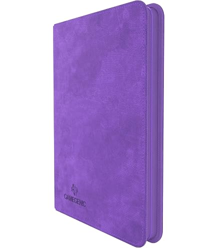 Gamegenic Album à Poches Zippées – 8 Emplacements, Bleu – Protection Pour 160 Cartes, Format Standard/japonais