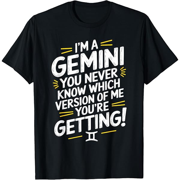 Amazon.com: Gemini Zodiac Sign May June Astrology T-Shirt