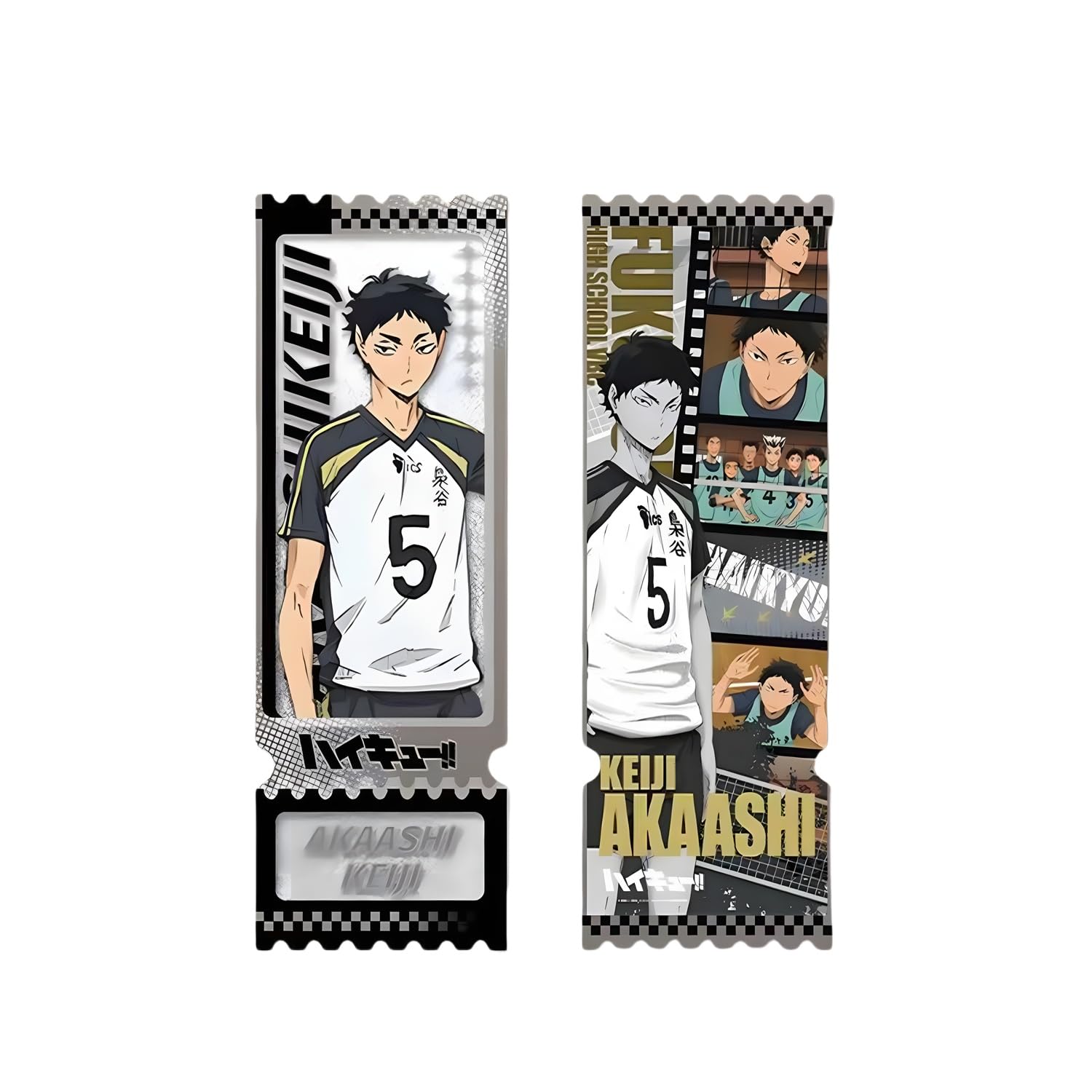 T-Shirt Cosplay Unisex Haikyuu!! – Stampa Kageyama E Hinata, Karasuno High School, Maglia Sportiva A Maniche Corte (Taglie Dalla XS Alla 2XL)