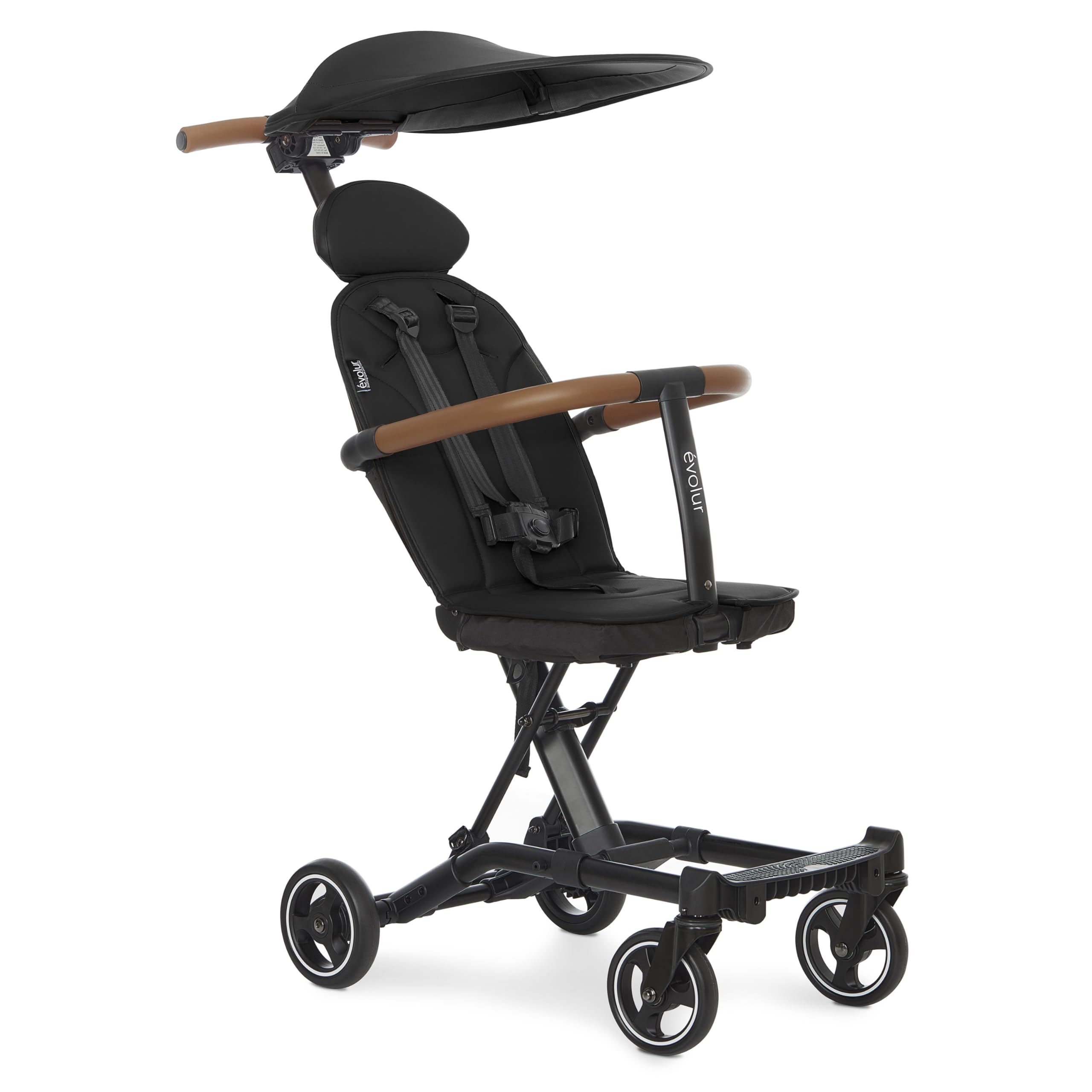 Photo 1 of ****SIMILAR PRODUCT*** MISSING PARTS**** évolur Cruise Rider Stroller with Canopy, Lightweight Umbrella Stroller with Compact Fold, Easy to Carry Travel Stroller - Noir Black