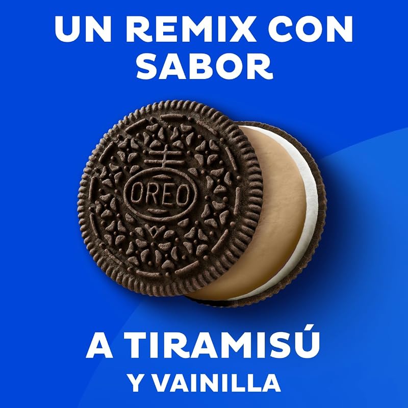 Remix sabor vainilla y tiramisú galletas rellenas, Pack 16 x 157g