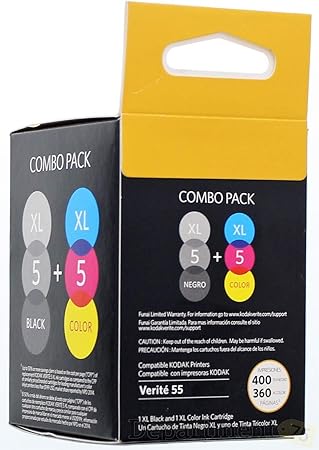 kodak verite 5 xl combo ink cartridge
