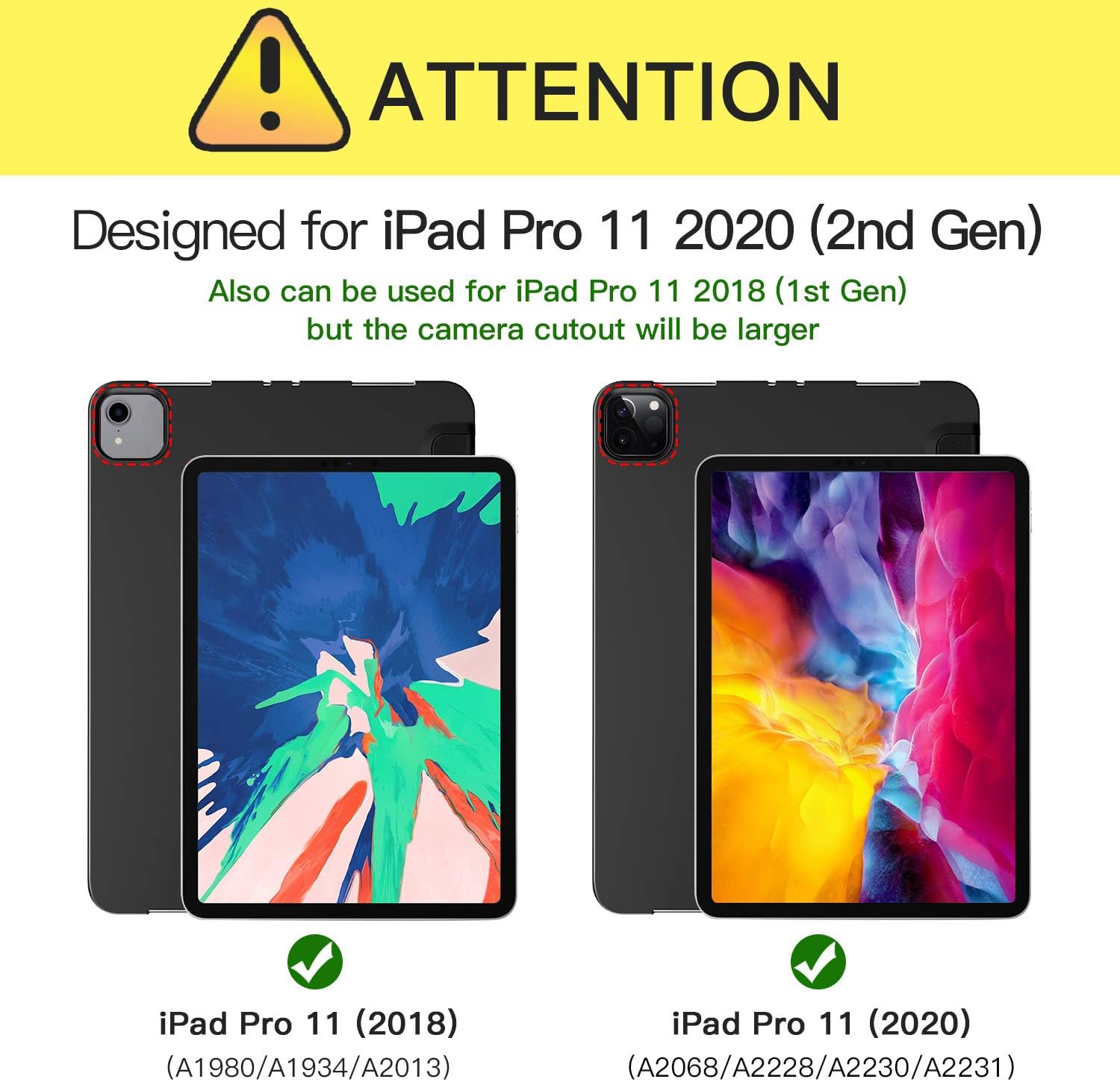 ZtotopCase Case for iPad Pro 11 Case 2021/2020 with Auto Sleep/Wake - Image 3