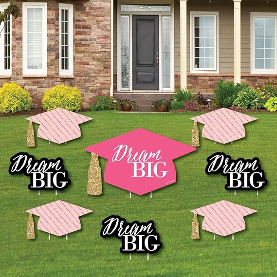 Big Dot of Happiness Dream Big Yard Sign & Outdoor Lawn