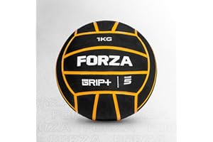 FORZA Weighted Water Polo Ball – for Strength & Endurance Training, Premium Rubber, Grip+ Technology