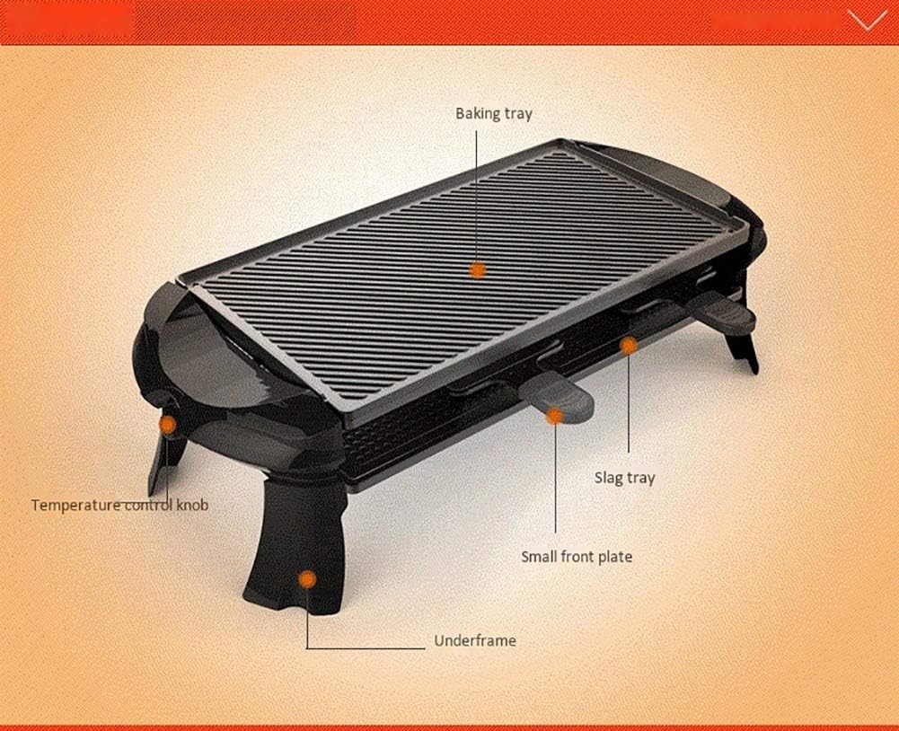 review WYQ Electric Grill, Household Smoke-Free Grill, Electric Grill Grill Machine Grilled Fish Barbecue