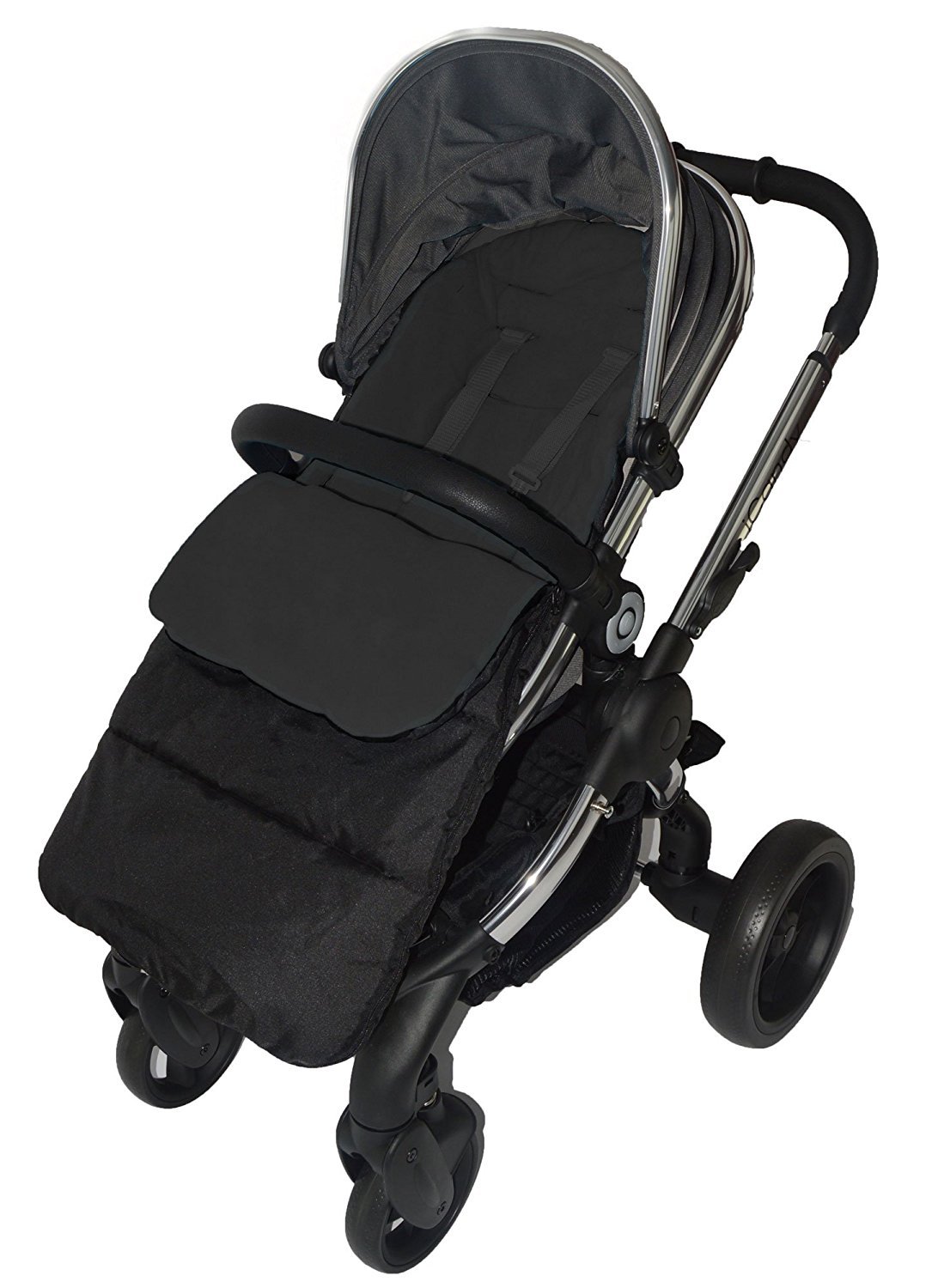 Footmuff/Cosy Toes Compatible with iCandy Cherry Pushchair Black Jack