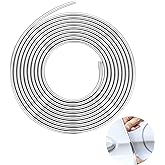 Car Door Edge Guards Silver U Shape Moulding Trim Strip Guard Protector | Chrome Universal Decorative Automotive Guard Door Protector Decorative for Sedans, Trucks, SUV, ATV (32FT, Silver)