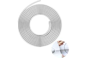YIJINSHENG Car Door Edge Guards Chrome Silver Universal U Shape Moulding Trim Strip Automotive Guard Door Protector Decorativ