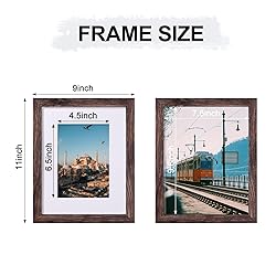 Vittanly 8x10 Picture Frames for Wall Set of