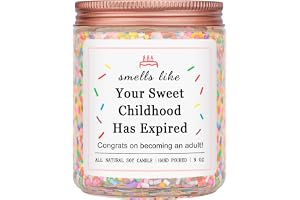Homsolver 18th Birthday Gifts for Girls, 18th Birthday Decorations Candles Gifts for 18 Year Old Girls, Your Childhood Has Ex