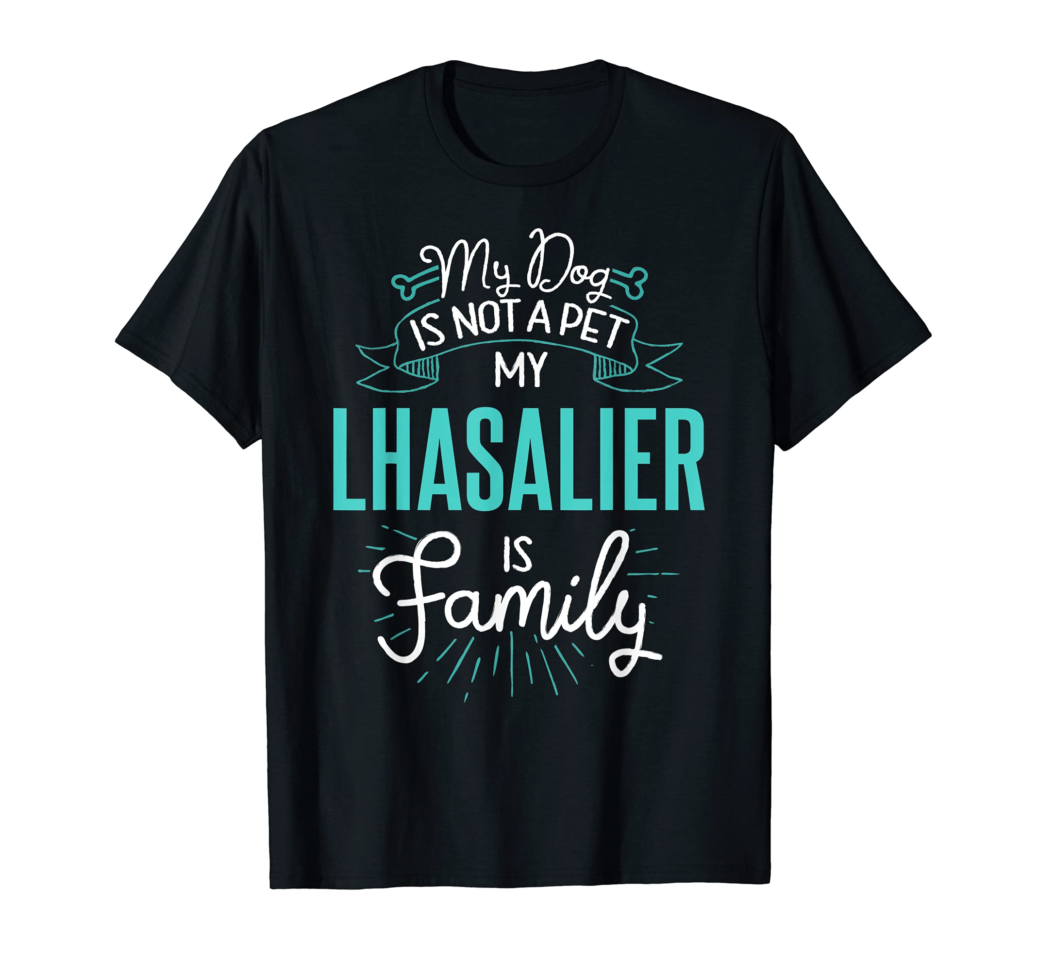 Cute Lhasalier Design Family Dog Giftn T-Shirt