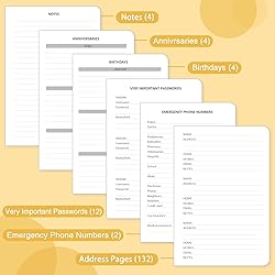Address Book with Alphabetical Tabs, Hardcover