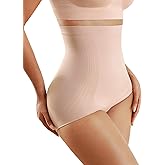 Momcozy Tummy Control Shapewear Panties, High-Waist Body Shaper, Seamless Shaping Underwear for Postpartum & Daily Dress Nude