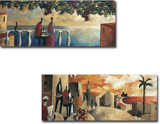 Amazon Co Jp Didier Lourenco Pareja Y Gato カップルとキャット とカフェ ペロ コーヒーと犬 ギャラリー ラップ キャンバス ジークレーセット 各8 インチ X インチ キャンバス ジークレーセット すぐに掛けられます Home Kitchen