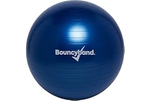 BOUNCY BANDS Bouncyband Balance Ball – Create Flexible Seating to Improve Focus at School, Office, or Home with This No-Roll Weighted Ball