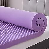 SINWEEK 1.5 Inch Egg Crate Memory Foam Mattress Topper Queen Size, Soft Mattress Pad for Back Pain Relief, Bed Topper, CertiPUR-US Certified