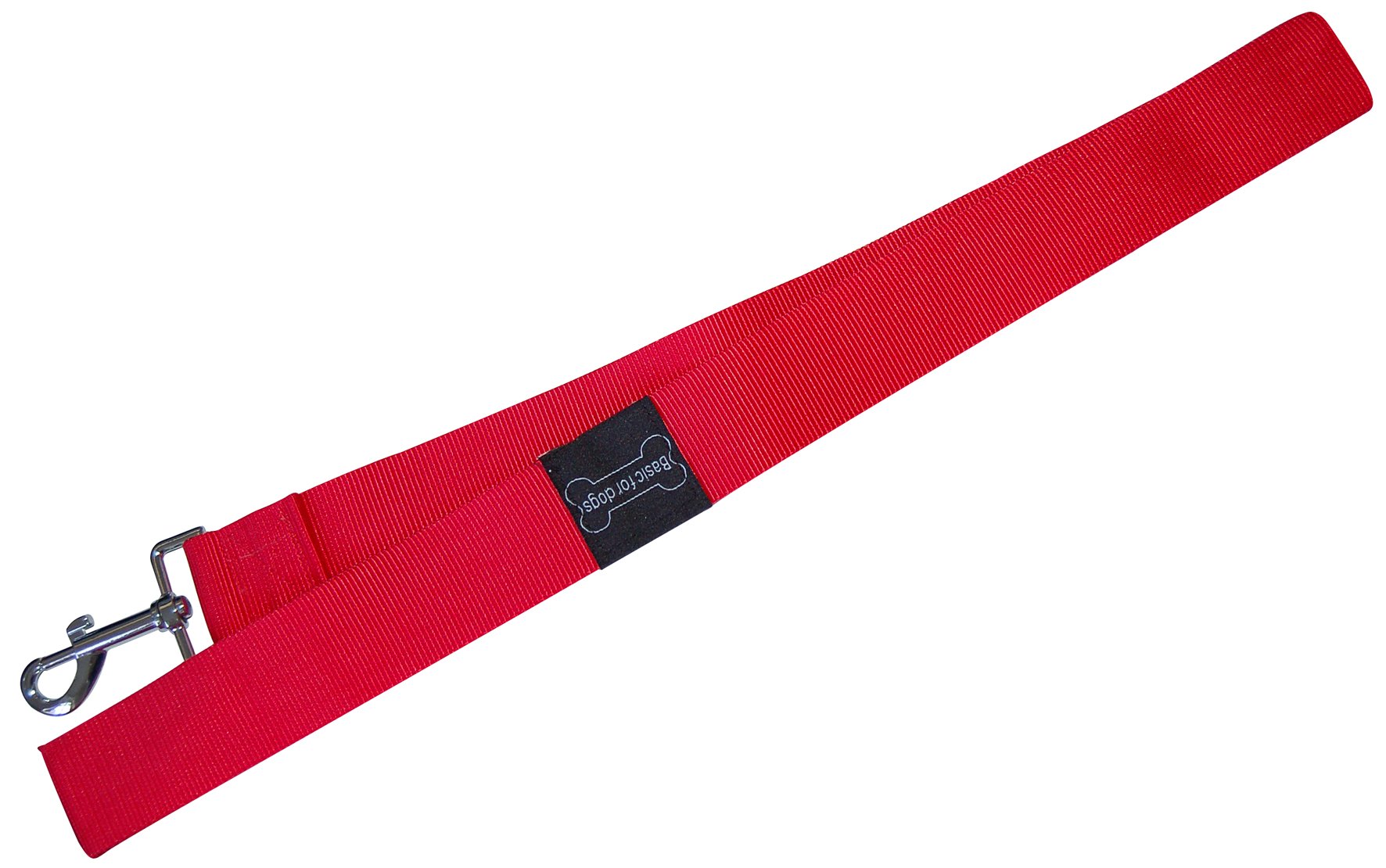 Wouapy Basic Line Lead for Dog, 40 mm/1 m, Red