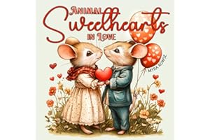 Animal Sweethearts in Love: A Cute and Retro Aesthetic Coloring Book Not Just for Valentine's Day with Adorable Dressed Up An