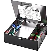 96W 24V Dimmable LED Driver, Triac ELV/MLV LED Transformer with Removable Junction Box Compatible with Lutron&Leviton Switches, Smooth Flicker Free Dimming & UL Listed, Class 2