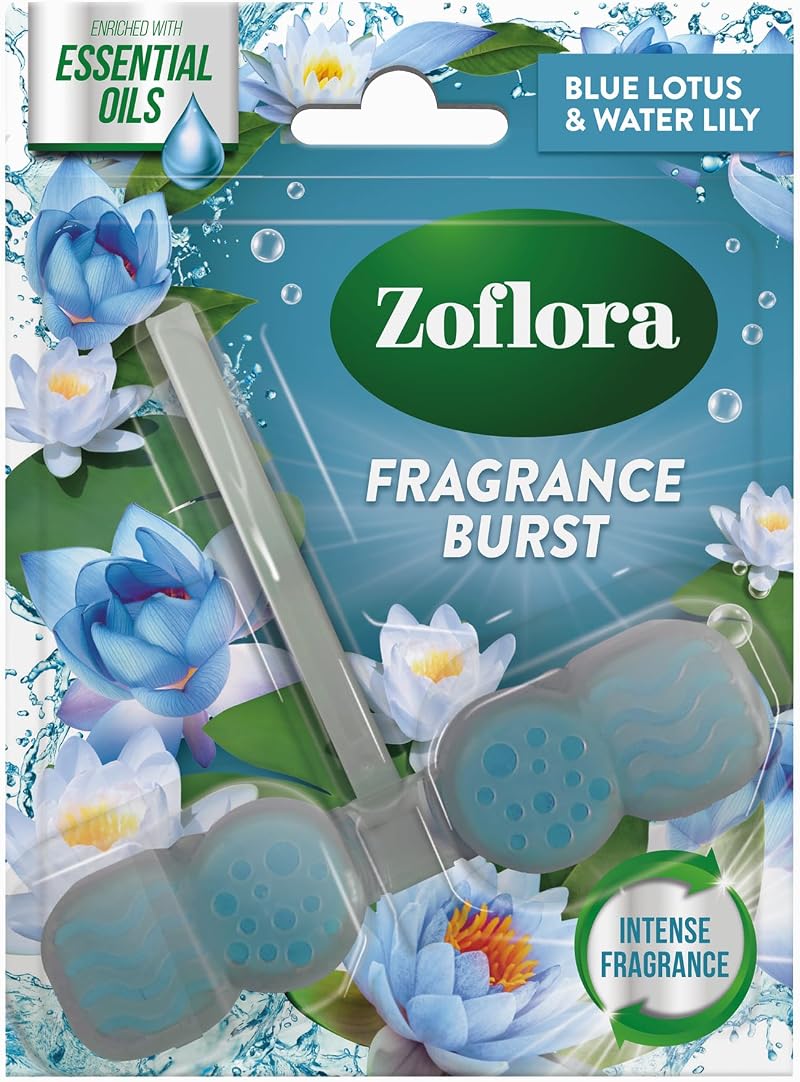 Zoflora Rim Blocks Blue Lotus & Water Lily 48g Continuous Freshness