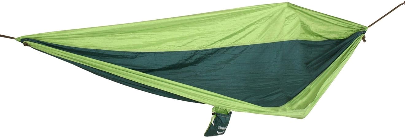 Amazon Com Castaway Hammocks Parachute Hammock Usa Based Hammocks Brand Gear Indoor Outdoor Backpacking Survival Travel Portable Light And Dark Green Garden Outdoor