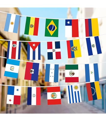 Juego De 20 Banderas Internacionales De Poliéster De 3 X 5 Pulgadas Ojales De Laton Ojales De Laton Ojales De Laton Resistentes A La Decoloracion Doble Costura De Alta Calidad Colombia