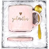 YHRJWN Godmother Gift, Godmother Proposal Gift, Will You Be My God mother, Quieres Ser Mi Madrina, Christmas Mothers Day Birthday God Mommy Gifts, Aunt Gifts, 12 Oz