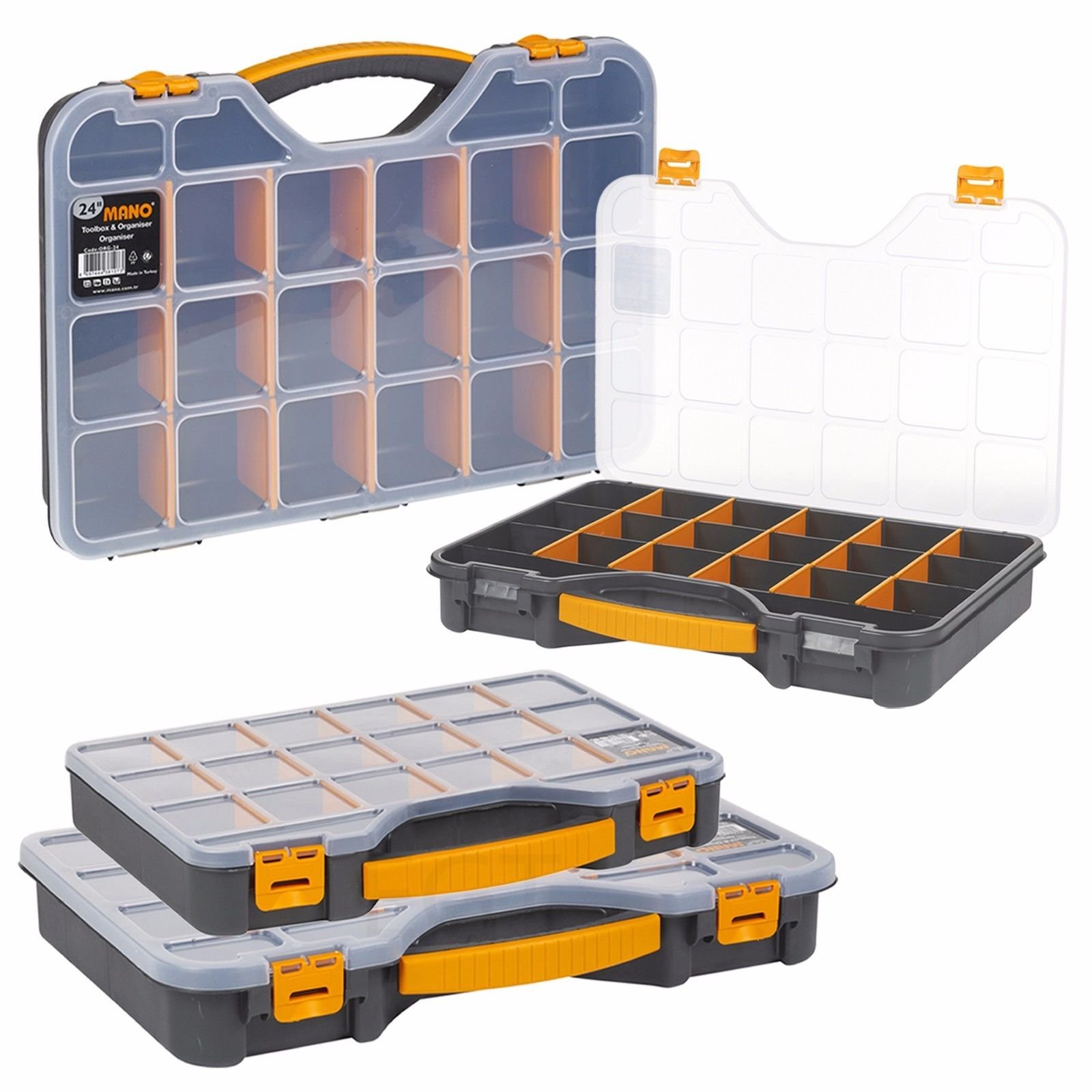 URBNLIVING 18" DIY 20 Compartments Tool Storage Organiser