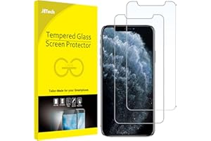 JETech Screen Protector for iPhone 11 Pro Max and iPhone Xs Max 6.5-Inch, Tempered Glass Film, 2-Pack