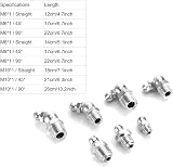 SALUTUYA Grease Gun Nipple Fitting Assortment 45pc M6 M8 M10 Metal Brass Zerk view 6