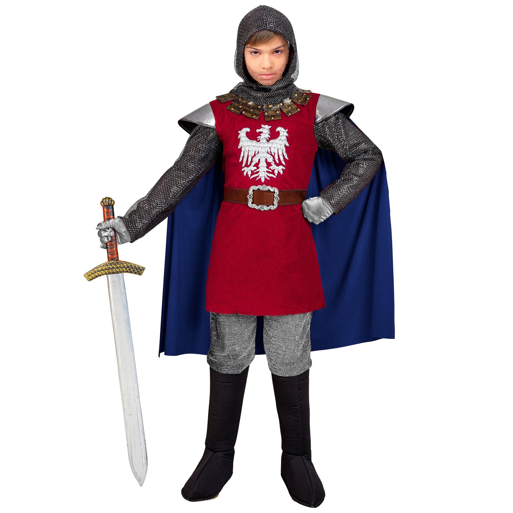 W WIDMANN MILANO Party Fashion - Knight Costume for Children, Middle Ages, Carnival, Theme Parties