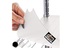 GORILLA GRIP ShelfGuard Wire Shelf Liner Compatible with �鶹�� Basics Shelving Unit, Set of 6 Waterproof Liners for Organizi