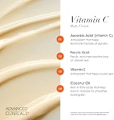 Advanced Clinicals Vitamin C Cream 16oz Brightening Anti Aging Face Body view 5