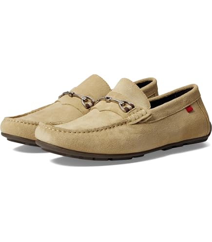 Marc Joseph New York Mens Tan Suede Driving Loafers Moccasin Slip-on Brazil 13 Marc Joseph New York Handcrafted Leather Driving Moccasins  main image 2