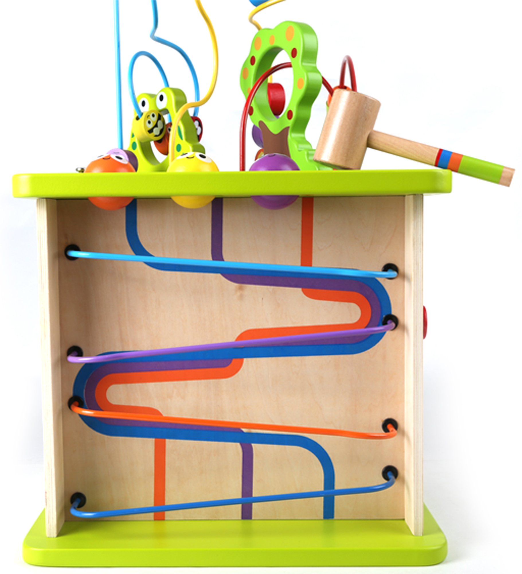 Galleon Hape Country Critters Wooden Activity Play Cube For Toddlers