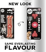 Tasty Bone Nylon Dog Chew Toy Bacon for Small Dogs Indestructible UK Made view 6