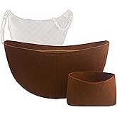 Organizer for Loop Hobo, Felt Bag Insert (Chocolate)