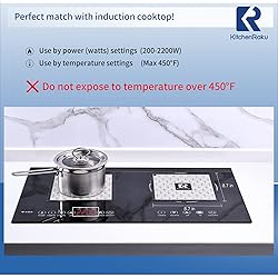 Induction Cooktop Protector Mat, Silicone Induction