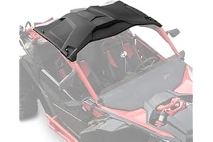 KATIMOTO Sport Hard Roof Top Sun Visor for Maverick X3 17-25, Combined Plastic Roof Hard Top for Can Am Maverick X3 2017-2025 Accessories, Replace oem #715002902(2 Doors)