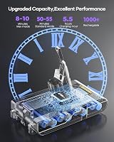 FlyLinkTech 8000mAh Dyson V8 Battery Replacement SV10 Compatible view 4