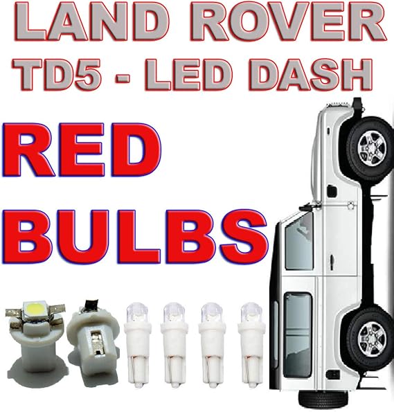 6 x Dash LED kit LAND Defender 90/110 TD5 DASHBOARD LED BULB UPGRADE